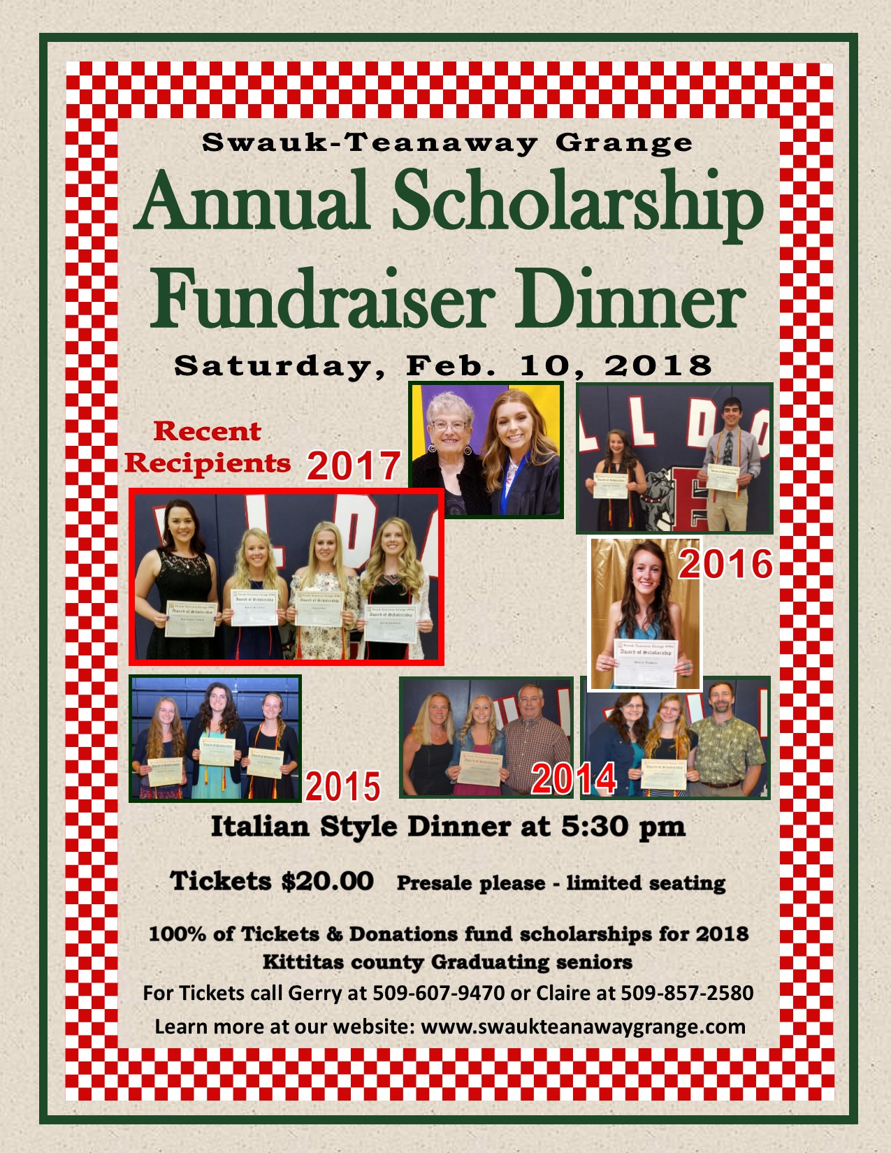 You are currently viewing Grange Scholarship Fundraiser Dinner